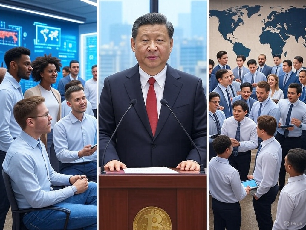 china btc holder attact to usa crypto market